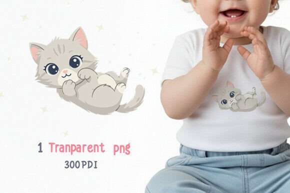Download Baby Cat Illustration Sublimation - Illustration Collection