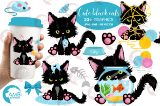 Download Cute Black Cat Clipart - Black cat clipart Collection