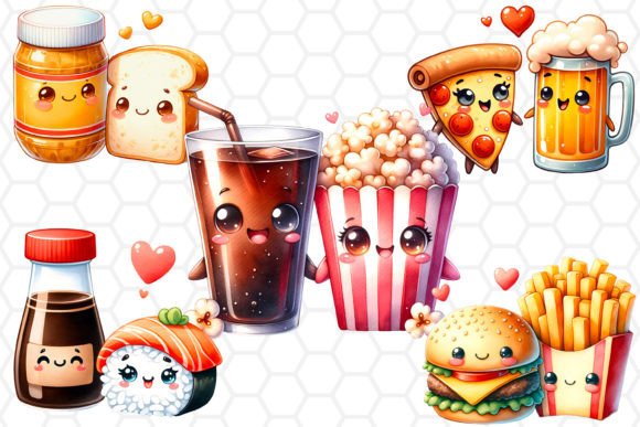 Download Perfect Match Cliparts - Cute Food PNG - Match Collection